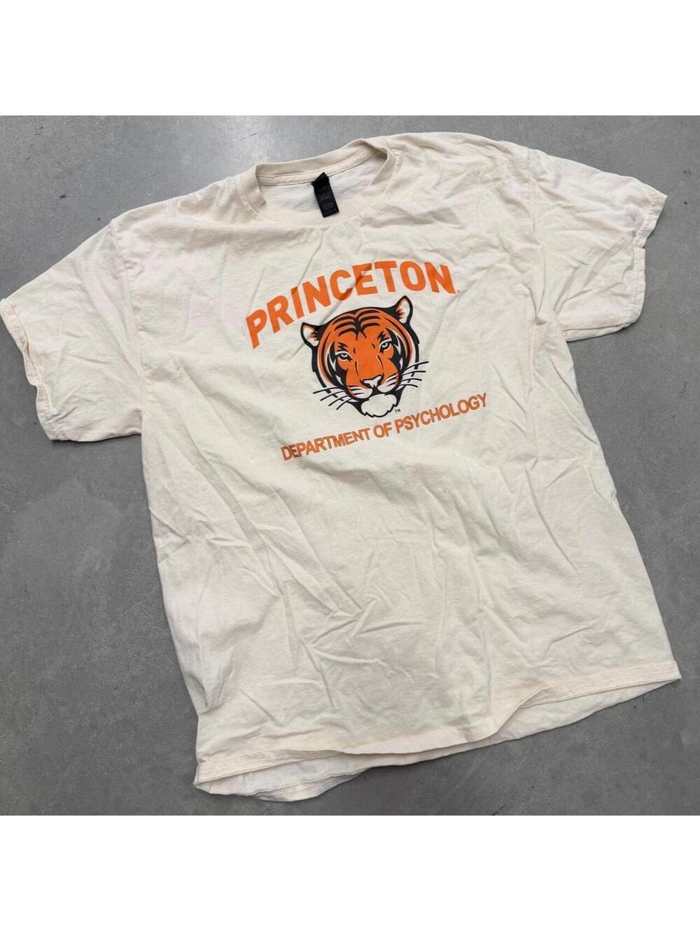 Y2K Princeton University Department of Psychology Tiger Tee Sized Large